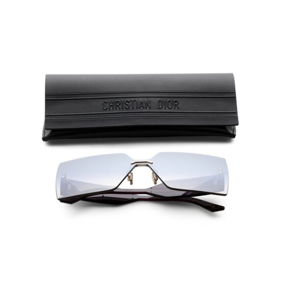 DIOR Gold 143mm Square Sunglasses - Picture 1 of 2
